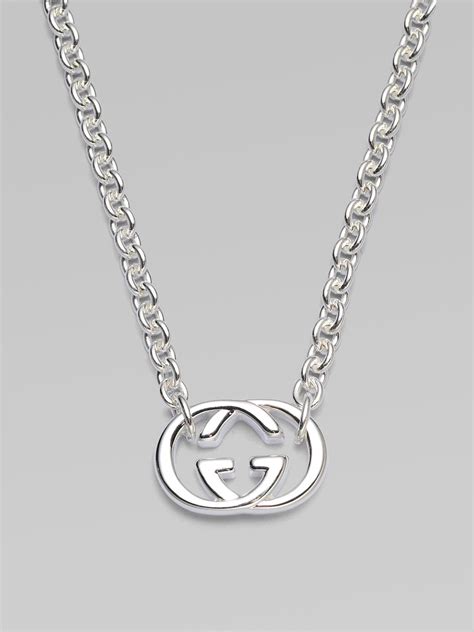 gucci ring double g silver|Gucci pendant necklace silver.